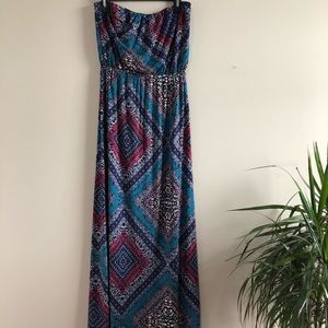 Strapless Boho Trixxi Dress